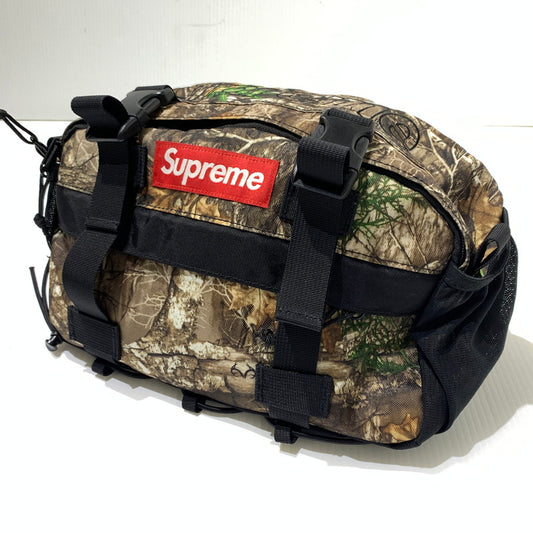 【中古品】【メンズ】 Supreme シュプリーム 19AW WAIST BAG REAL TREE CAMO ウエストバッグ リアルツリーカモ カバン ボディバッグ 149-260622-ko-16-tei カラー：ブラウン系 万代Net店