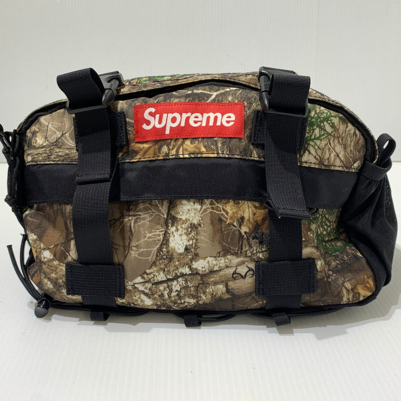 【中古品】【メンズ】 Supreme シュプリーム 19AW WAIST BAG REAL TREE CAMO ウエストバッグ リアルツリーカモ カバン ボディバッグ 149-260622-ko-16-tei カラー：ブラウン系 万代Net店