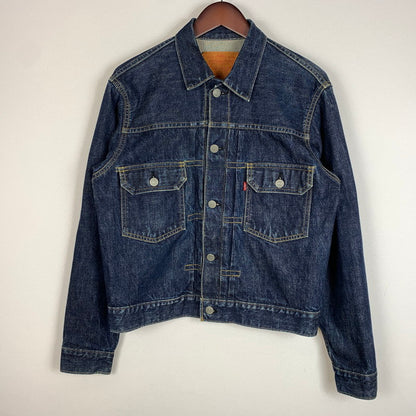 【中古品】【メンズ】 Levi's リーバイス 71507 XX 2ND BIG E DENIM JACKET セカンド ビッグイー デニムジャケット ライトアウター Gジャン ボタン裏 刻印J02 145-260619-ko-05-tei サイズ：38 カラー：インディゴ 万代Net店