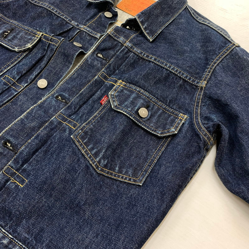 【中古品】【メンズ】 Levi's リーバイス 71507 XX 2ND BIG E DENIM JACKET セカンド ビッグイー デニムジャケット ライトアウター Gジャン ボタン裏 刻印J02 145-260619-ko-05-tei サイズ：38 カラー：インディゴ 万代Net店