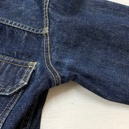 【中古品】【メンズ】 Levi's リーバイス 71507 XX 2ND BIG E DENIM JACKET セカンド ビッグイー デニムジャケット ライトアウター Gジャン ボタン裏 刻印J02 145-260619-ko-05-tei サイズ：38 カラー：インディゴ 万代Net店
