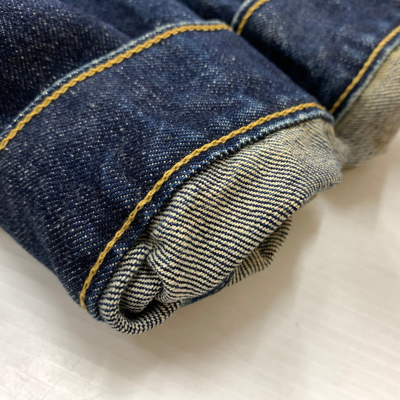【中古品】【メンズ】 Levi's リーバイス 71507 XX 2ND BIG E DENIM JACKET セカンド ビッグイー デニムジャケット ライトアウター Gジャン ボタン裏 刻印J02 145-260619-ko-05-tei サイズ：38 カラー：インディゴ 万代Net店