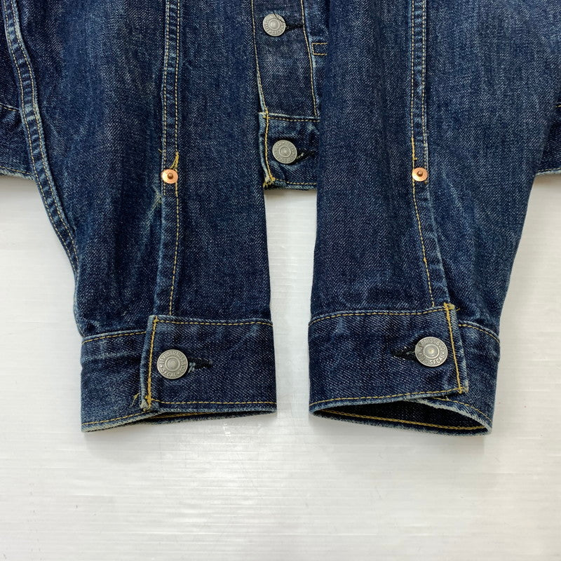【中古品】【メンズ】 Levi's リーバイス 71507 XX 2ND BIG E DENIM JACKET セカンド ビッグイー デニムジャケット ライトアウター Gジャン ボタン裏 刻印J02 145-260619-ko-05-tei サイズ：38 カラー：インディゴ 万代Net店
