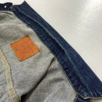 【中古品】【メンズ】 Levi's リーバイス 71507 XX 2ND BIG E DENIM JACKET セカンド ビッグイー デニムジャケット ライトアウター Gジャン ボタン裏 刻印J02 145-260619-ko-05-tei サイズ：38 カラー：インディゴ 万代Net店