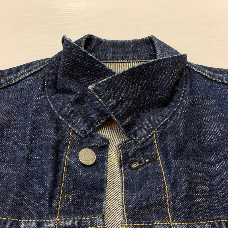 【中古品】【メンズ】 Levi's リーバイス 71507 XX 2ND BIG E DENIM JACKET セカンド ビッグイー デニムジャケット ライトアウター Gジャン ボタン裏 刻印J02 145-260619-ko-05-tei サイズ：38 カラー：インディゴ 万代Net店