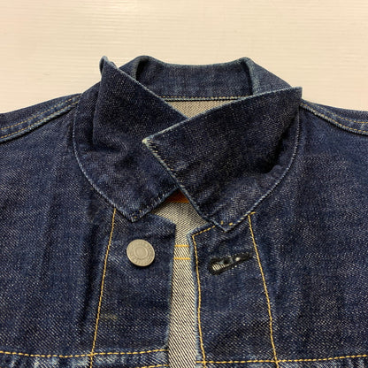 【中古品】【メンズ】 Levi's リーバイス 71507 XX 2ND BIG E DENIM JACKET セカンド ビッグイー デニムジャケット ライトアウター Gジャン ボタン裏 刻印J02 145-260619-ko-05-tei サイズ：38 カラー：インディゴ 万代Net店