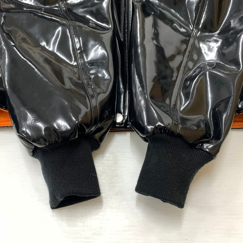 【現状渡し品】【メンズ】 LITTLEBIG リトルビッグ ENAMEL CAF JACKET MA-1 LB173-BL02 エナメル ボンバージャケット アウター 140-260619-ko-07-tei サイズ：2 カラー：ブラック 万代Net店