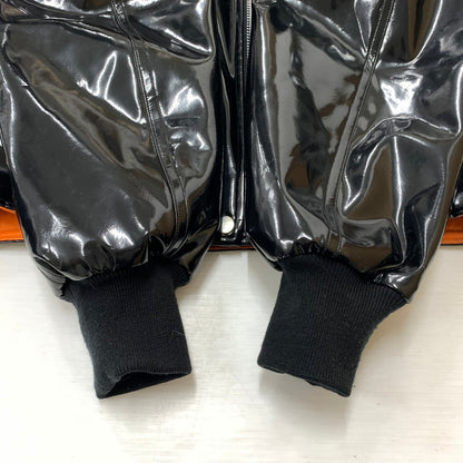 【現状渡し品】【メンズ】 LITTLEBIG リトルビッグ ENAMEL CAF JACKET MA-1 LB173-BL02 エナメル ボンバージャケット アウター 140-260619-ko-07-tei サイズ：2 カラー：ブラック 万代Net店