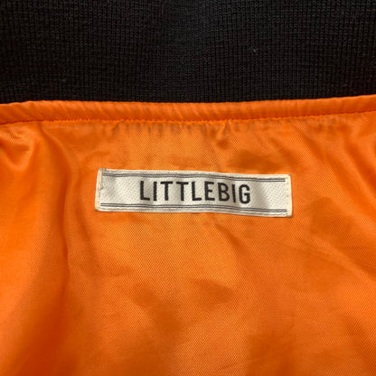 【現状渡し品】【メンズ】 LITTLEBIG リトルビッグ ENAMEL CAF JACKET MA-1 LB173-BL02 エナメル ボンバージャケット アウター 140-260619-ko-07-tei サイズ：2 カラー：ブラック 万代Net店
