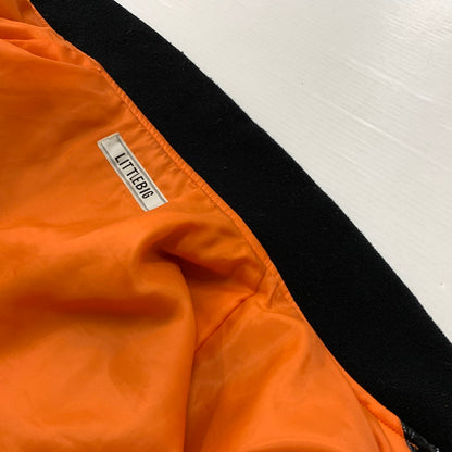 【現状渡し品】【メンズ】 LITTLEBIG リトルビッグ ENAMEL CAF JACKET MA-1 LB173-BL02 エナメル ボンバージャケット アウター 140-260619-ko-07-tei サイズ：2 カラー：ブラック 万代Net店