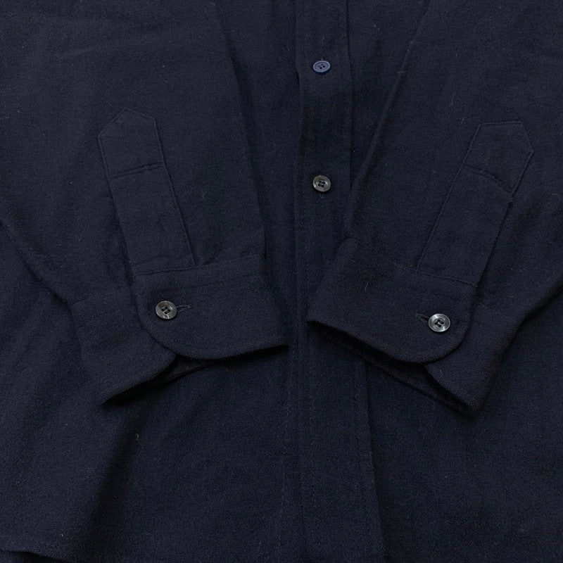 【現状渡し品】【メンズ】 PENDLETON ペンドルトン 70's WOOL L/S SHIRT VINTAGE 70年代 ウール ロングスリーブ シャツ 長袖 トップス ボタンダウン ヴィンテージ 145-260619-ko-06-tei サイズ：L カラー：ネイビー 万代Net店