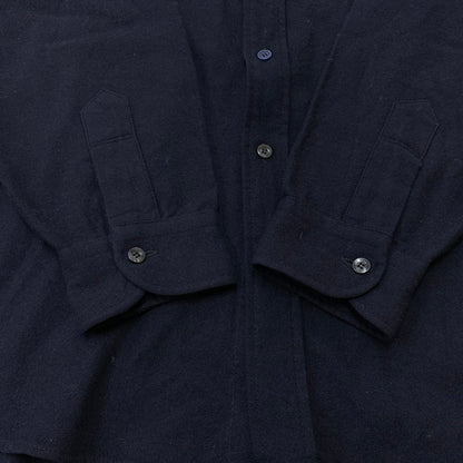 【現状渡し品】【メンズ】 PENDLETON ペンドルトン 70's WOOL L/S SHIRT VINTAGE 70年代 ウール ロングスリーブ シャツ 長袖 トップス ボタンダウン ヴィンテージ 145-260619-ko-06-tei サイズ：L カラー：ネイビー 万代Net店