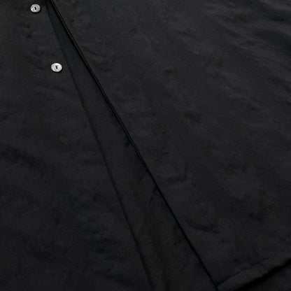 【中古品】【メンズ】 KUJAKU BY TAKUMA NISHIZAKA クジャク バイ タクマ ニシザカ LONG SHIRT ロングシャツ 長袖 トップス 140-260830-sa-06-tei サイズ：1 カラー：ブラック 万代Net店