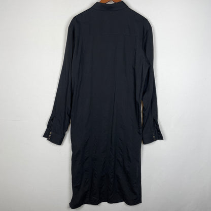 【中古品】【メンズ】 KUJAKU BY TAKUMA NISHIZAKA クジャク バイ タクマ ニシザカ LONG SHIRT ロングシャツ 長袖 トップス 140-260830-sa-06-tei サイズ：1 カラー：ブラック 万代Net店