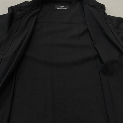 【中古品】【メンズ】 KUJAKU BY TAKUMA NISHIZAKA クジャク バイ タクマ ニシザカ LONG SHIRT ロングシャツ 長袖 トップス 140-260830-sa-06-tei サイズ：1 カラー：ブラック 万代Net店
