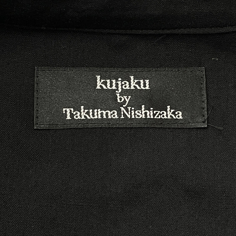 【中古品】【メンズ】 KUJAKU BY TAKUMA NISHIZAKA クジャク バイ タクマ ニシザカ LONG SHIRT ロングシャツ 長袖 トップス 140-260830-sa-06-tei サイズ：1 カラー：ブラック 万代Net店