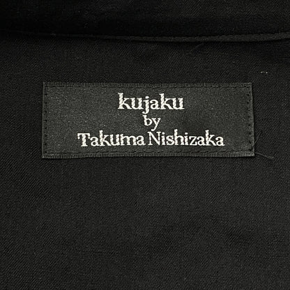 【中古品】【メンズ】 KUJAKU BY TAKUMA NISHIZAKA クジャク バイ タクマ ニシザカ LONG SHIRT ロングシャツ 長袖 トップス 140-260830-sa-06-tei サイズ：1 カラー：ブラック 万代Net店