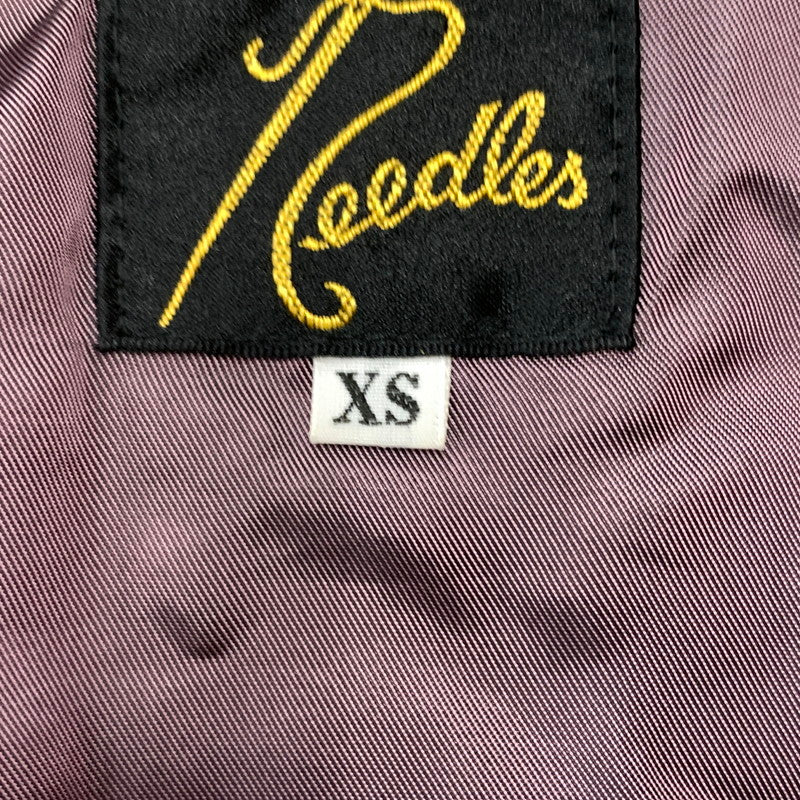 【中古品】【メンズ】 Needles ニードルス UNEVEN PRINTED FUR JACKET LQ101 アニヴェン プリント ファージャケット アウター 140-260619-ko-08-tei サイズ：XS カラー：パープル 万代Net店