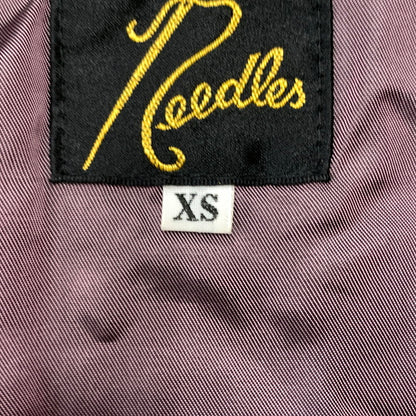 【中古品】【メンズ】 Needles ニードルス UNEVEN PRINTED FUR JACKET LQ101 アニヴェン プリント ファージャケット アウター 140-260619-ko-08-tei サイズ：XS カラー：パープル 万代Net店