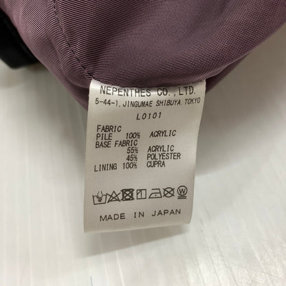 【中古品】【メンズ】 Needles ニードルス UNEVEN PRINTED FUR JACKET LQ101 アニヴェン プリント ファージャケット アウター 140-260619-ko-08-tei サイズ：XS カラー：パープル 万代Net店
