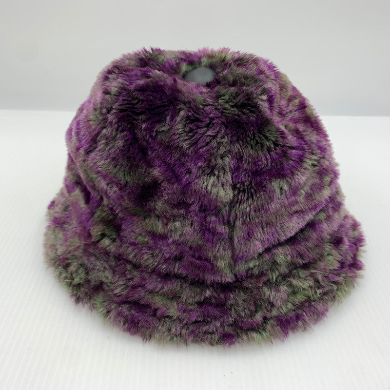 【中古品】【メンズ】 Needles ニードルス LEOPARD FAKE FAR HAT レオパード フェイク ファー ハット 帽子 185-260619-ko-16-tei サイズ：M カラー：パープル 万代Net店