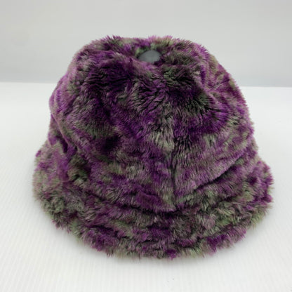 【中古品】【メンズ】 Needles ニードルス LEOPARD FAKE FAR HAT レオパード フェイク ファー ハット 帽子 185-260619-ko-16-tei サイズ：M カラー：パープル 万代Net店