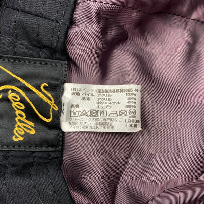 【中古品】【メンズ】 Needles ニードルス LEOPARD FAKE FAR HAT レオパード フェイク ファー ハット 帽子 185-260619-ko-16-tei サイズ：M カラー：パープル 万代Net店