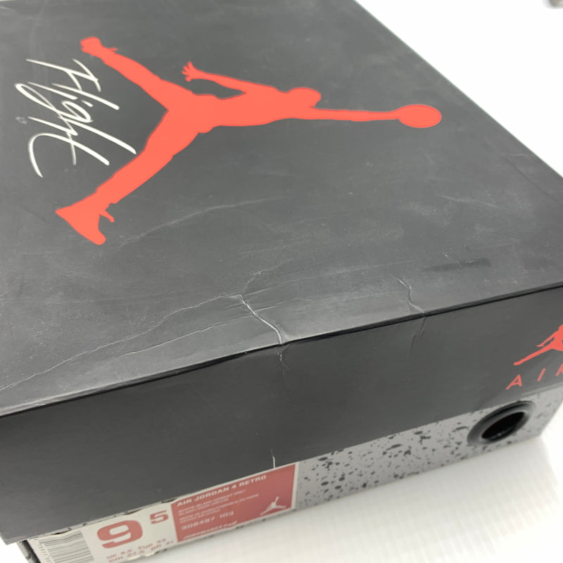 【中古品】【メンズ】 NIKE ナイキ AIR JORDAN 4 RETRO WHITE CEMENT 2012 308497-103 エアジョーダン4 レトロ スニーカー 靴 シューズ 160-260804-ko-02-tei サイズ：27.5cm カラー：ホワイト 万代Net店