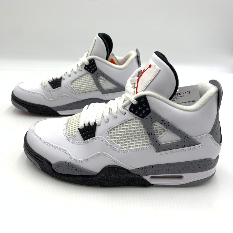 【中古品】【メンズ】 NIKE ナイキ AIR JORDAN 4 RETRO WHITE CEMENT 2012 308497-103 エアジョーダン4 レトロ スニーカー 靴 シューズ 160-260804-ko-02-tei サイズ：27.5cm カラー：ホワイト 万代Net店