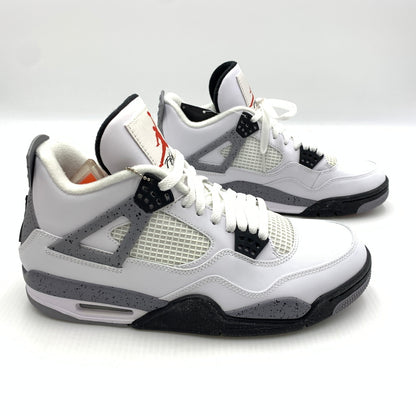 【中古品】【メンズ】 NIKE ナイキ AIR JORDAN 4 RETRO WHITE CEMENT 2012 308497-103 エアジョーダン4 レトロ スニーカー 靴 シューズ 160-260804-ko-02-tei サイズ：27.5cm カラー：ホワイト 万代Net店