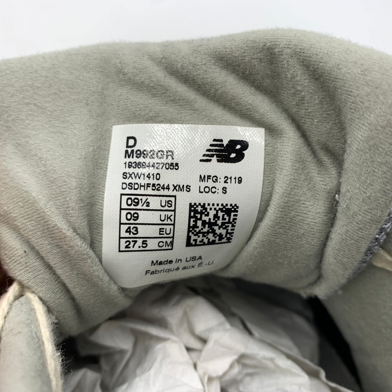 【中古品】【メンズ】 NEW BALANCE ニューバランス M992GR SNEAKERS GRAY スニーカー 靴 シューズ 162-260711-ko-01-tei サイズ：27.5cm カラー：グレー 万代Net店
