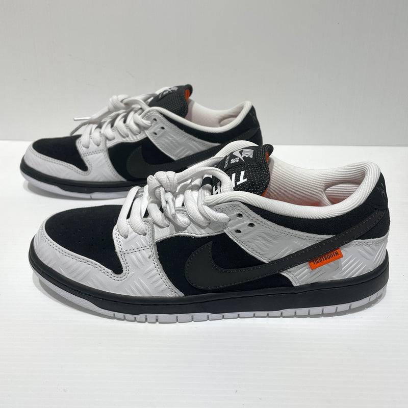 【中古品】【メンズ】 NIKE ナイキ × TIGHTBOOTH PRODUCTION タイトブース プロダクション 別注 コラボ SB DUNKLOW PRO QS FD2629-100 ダンク ロー プロ スニーカー 靴 シューズ 160-260715-ko-03-tei サイズ：26.5cm カラー：ブラック/ホワイト 万代Net店