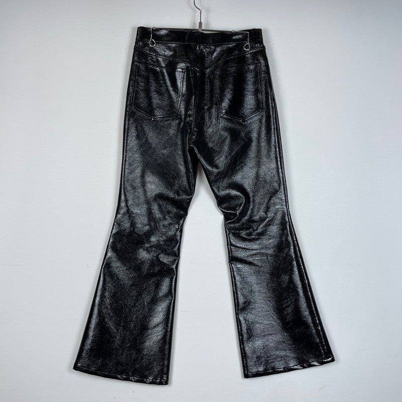 【中古品】【メンズ】 JOHN LAWRENCE SULLIVAN ジョンローレンスサリバン COATING FLARE PANTS 2B009-0517-06 コーティング フレアパンツ ボトムス 151-260623-yo-20-tei サイズ：46 カラー：ブラック 万代Net店