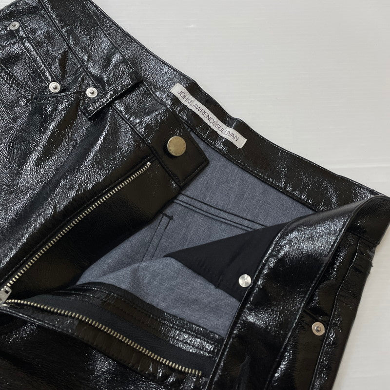 【中古品】【メンズ】 JOHN LAWRENCE SULLIVAN ジョンローレンスサリバン COATING FLARE PANTS 2B009-0517-06 コーティング フレアパンツ ボトムス 151-260623-yo-20-tei サイズ：46 カラー：ブラック 万代Net店