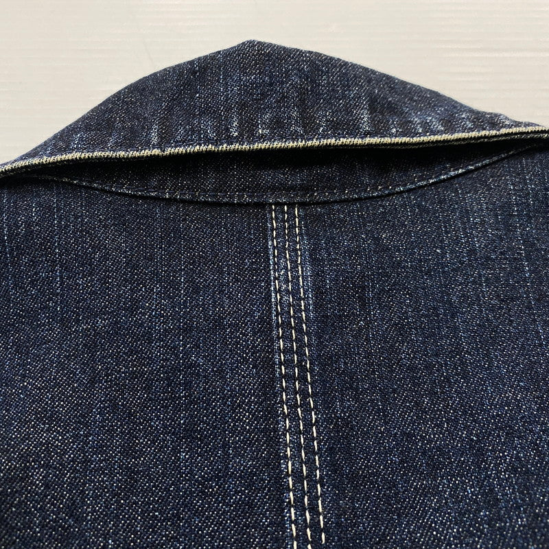 【中古品】【メンズ】 CARHARTT カーハート DENIM CHORE COAT デニム チョア コート アウター 145-260623-sa-05-tei サイズ：M カラー：インディゴ 万代Net店