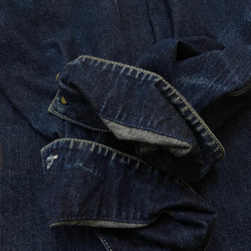 【中古品】【メンズ】 CARHARTT カーハート DENIM CHORE COAT デニム チョア コート アウター 145-260623-sa-05-tei サイズ：M カラー：インディゴ 万代Net店