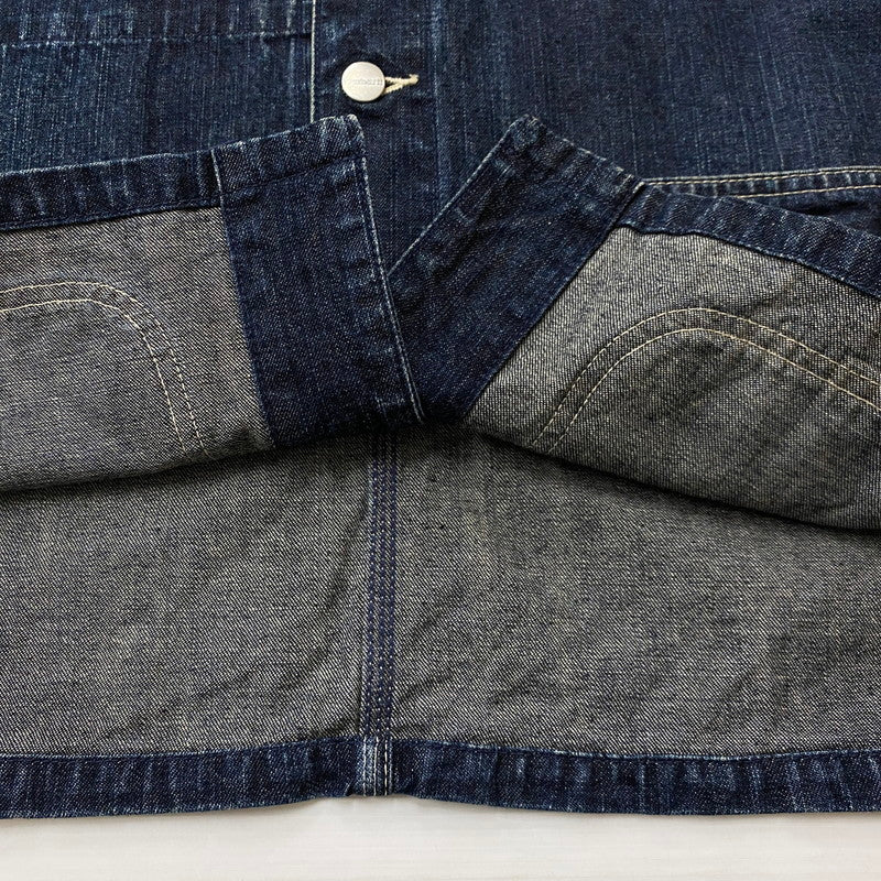 【中古品】【メンズ】 CARHARTT カーハート DENIM CHORE COAT デニム チョア コート アウター 145-260623-sa-05-tei サイズ：M カラー：インディゴ 万代Net店