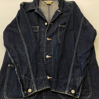 【中古品】【メンズ】 CARHARTT カーハート DENIM CHORE COAT デニム チョア コート アウター 145-260623-sa-05-tei サイズ：M カラー：インディゴ 万代Net店