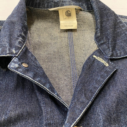 【中古品】【メンズ】 CARHARTT カーハート DENIM CHORE COAT デニム チョア コート アウター 145-260623-sa-05-tei サイズ：M カラー：インディゴ 万代Net店