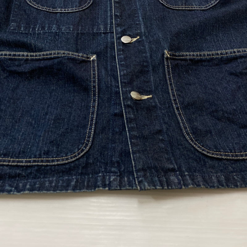 【中古品】【メンズ】 CARHARTT カーハート DENIM CHORE COAT デニム チョア コート アウター 145-260623-sa-05-tei サイズ：M カラー：インディゴ 万代Net店