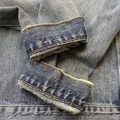 【中古品】【メンズ】 CARHARTT カーハート DENIM TRUCKER JACKET デニム トラッカー ジャケット アウター 145-260623-sa-06-tei サイズ：不明 カラー：インディゴ 万代Net店