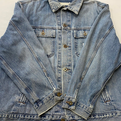 【中古品】【メンズ】 CARHARTT カーハート DENIM TRUCKER JACKET デニム トラッカー ジャケット アウター 145-260623-sa-06-tei サイズ：不明 カラー：インディゴ 万代Net店