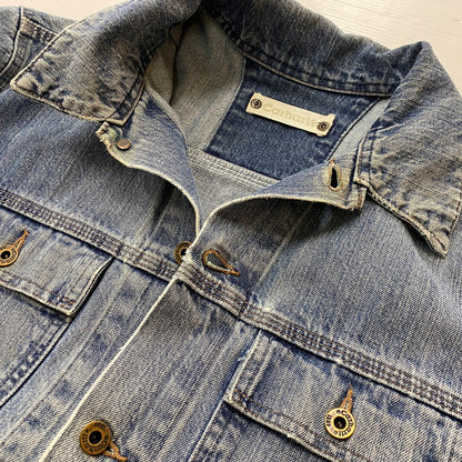 【中古品】【メンズ】 CARHARTT カーハート DENIM TRUCKER JACKET デニム トラッカー ジャケット アウター 145-260623-sa-06-tei サイズ：不明 カラー：インディゴ 万代Net店