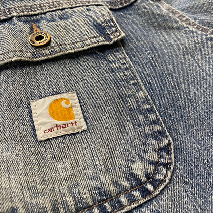 【中古品】【メンズ】 CARHARTT カーハート DENIM TRUCKER JACKET デニム トラッカー ジャケット アウター 145-260623-sa-06-tei サイズ：不明 カラー：インディゴ 万代Net店