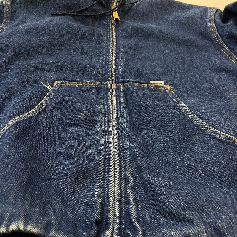 【中古品】【メンズ】 CARHARTT カーハート DENIM ACTIVE JACKET デニム アクティブ ジャケット アウター 145-260623-sa-04-tei サイズ：不明 カラー：インディゴ 万代Net店
