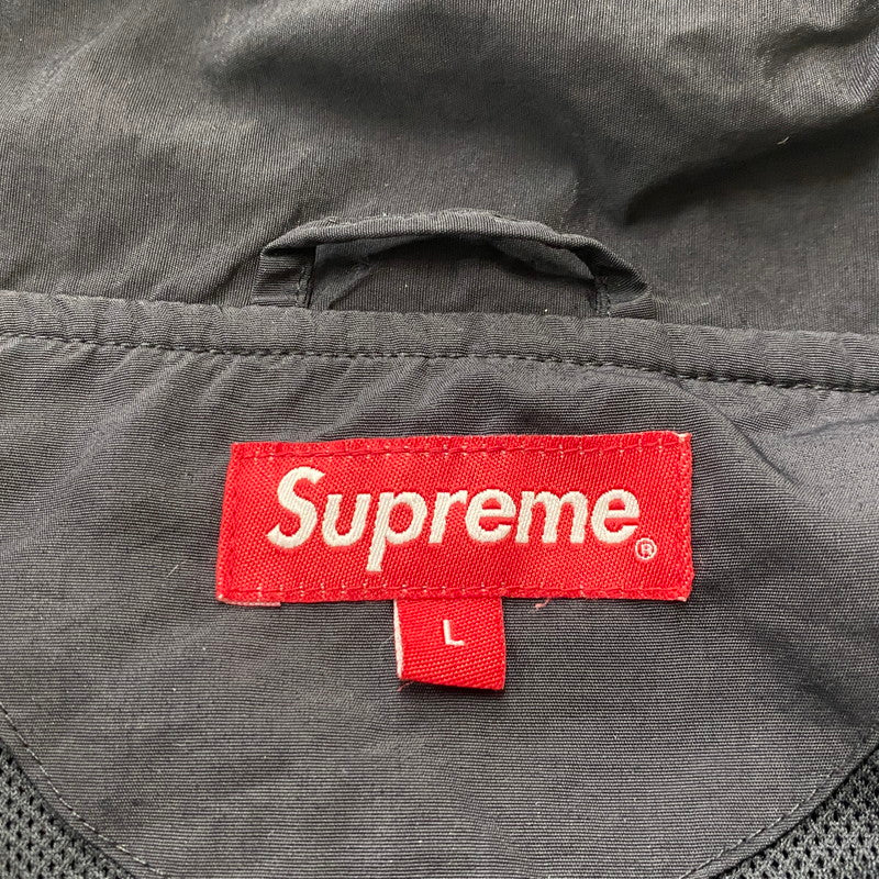 【中古品】【メンズ】 SUPREME シュプリーム 19SS S LOGO TRACK JACKET 19年春夏 ロゴ トラック ジャケット アウター 149-260623-sa-12-tei サイズ：L カラー：ブラック 万代Net店