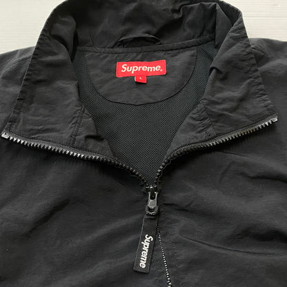 【中古品】【メンズ】 SUPREME シュプリーム 19SS S LOGO TRACK JACKET 19年春夏 ロゴ トラック ジャケット アウター 149-260623-sa-12-tei サイズ：L カラー：ブラック 万代Net店