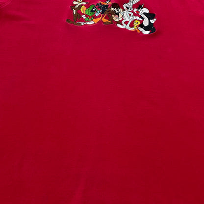 【中古品】【メンズ】 WARNER BROS STUDIO ワーナー ブラザーズ スタジオ 90’s LOONEY TUNES TEE 90年代 ルーニー・テューンズ Tシャツ 半袖 トップス 145-260829-sa-11-tei サイズ：XL カラー：レッド 万代Net店