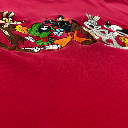 【中古品】【メンズ】 WARNER BROS STUDIO ワーナー ブラザーズ スタジオ 90’s LOONEY TUNES TEE 90年代 ルーニー・テューンズ Tシャツ 半袖 トップス 145-260829-sa-11-tei サイズ：XL カラー：レッド 万代Net店