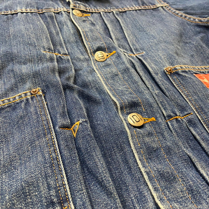 【中古品】【メンズ】 MONTGOMERY WARD モンゴメリーワード 40's VINTAGE 101 DENIM JACKET 40年代 ヴィンテージ 101 デニム ジャケット アウター 145-260623-sa-03-tei カラー：ブルー系 万代Net店